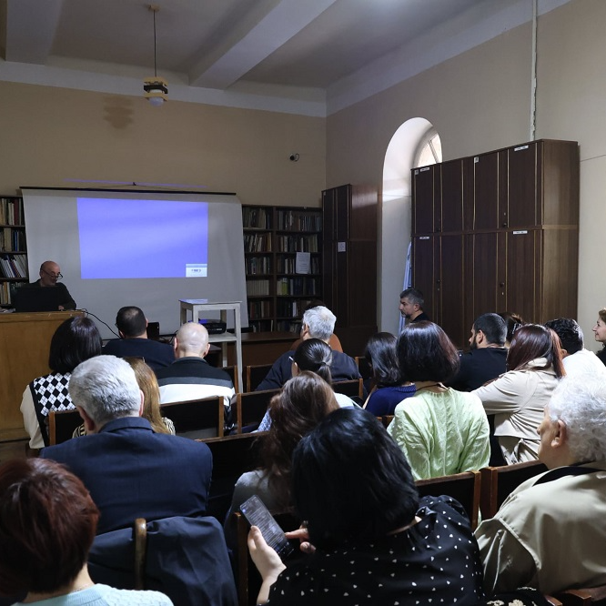 «Միջգաւառական անեքթոտները Հալէպի հայ գաղթականութեան մէջ» խորագրով բանախոսություն ՀԱԻ-ում